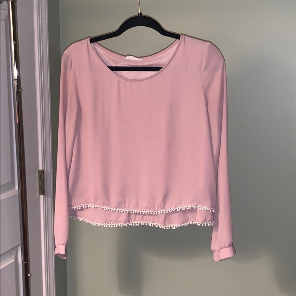 Pink blouse